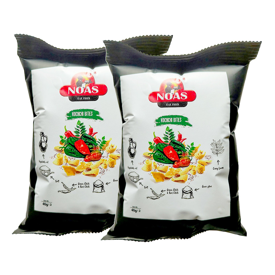 Kochchi Bites – Fiery & Crunchy Chili Snack Pack of 2