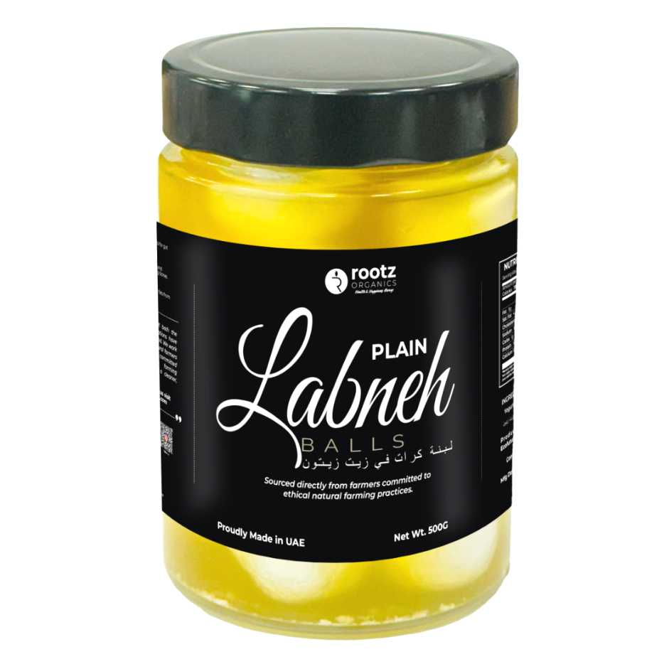 Fresh Labneh Balls in Olive Oil 500g – Plain, Creamy & Locally Made in UAE