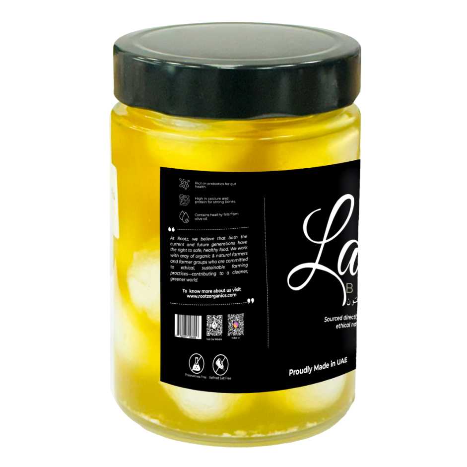 Fresh Labneh Balls in Olive Oil 500g – Plain, Creamy & Locally Made in UAE