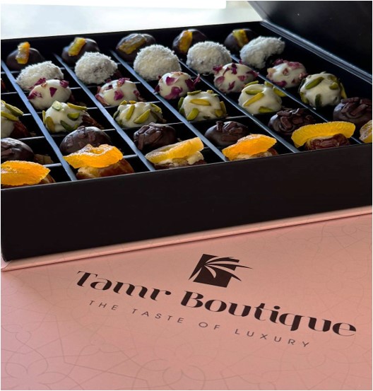Assorted Premium Dates Chocolates Box (Large)