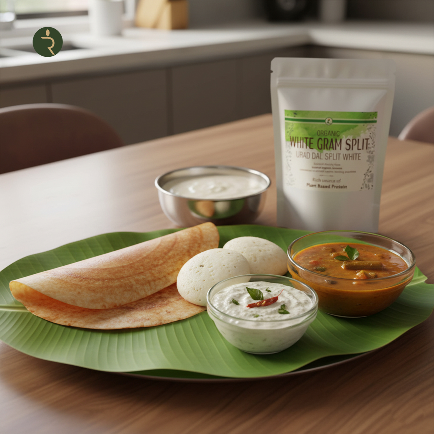 Organic Urad Dal Washed Dal 1kg