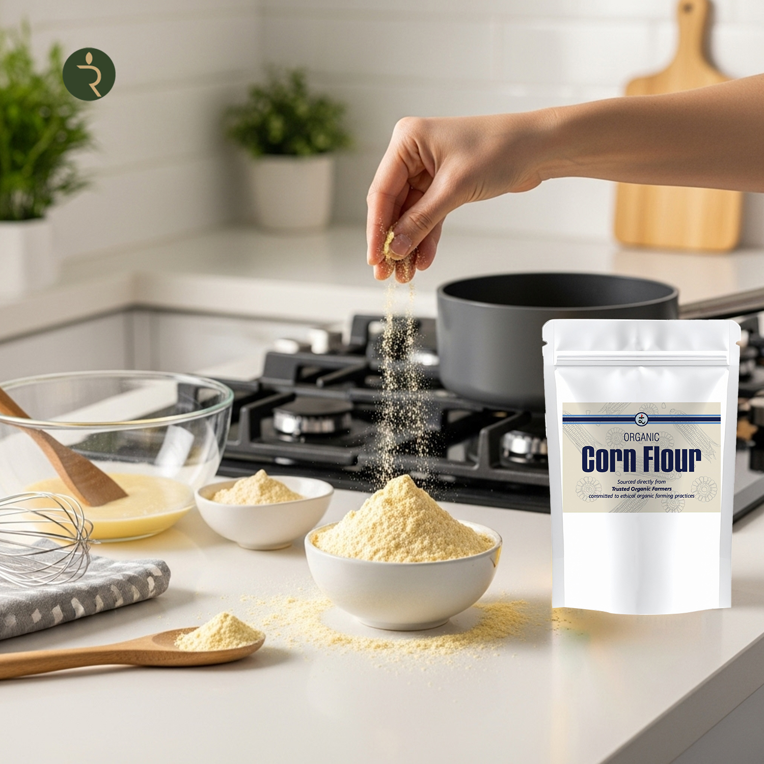 Organic Corn flour ( Maize Flour) 250g