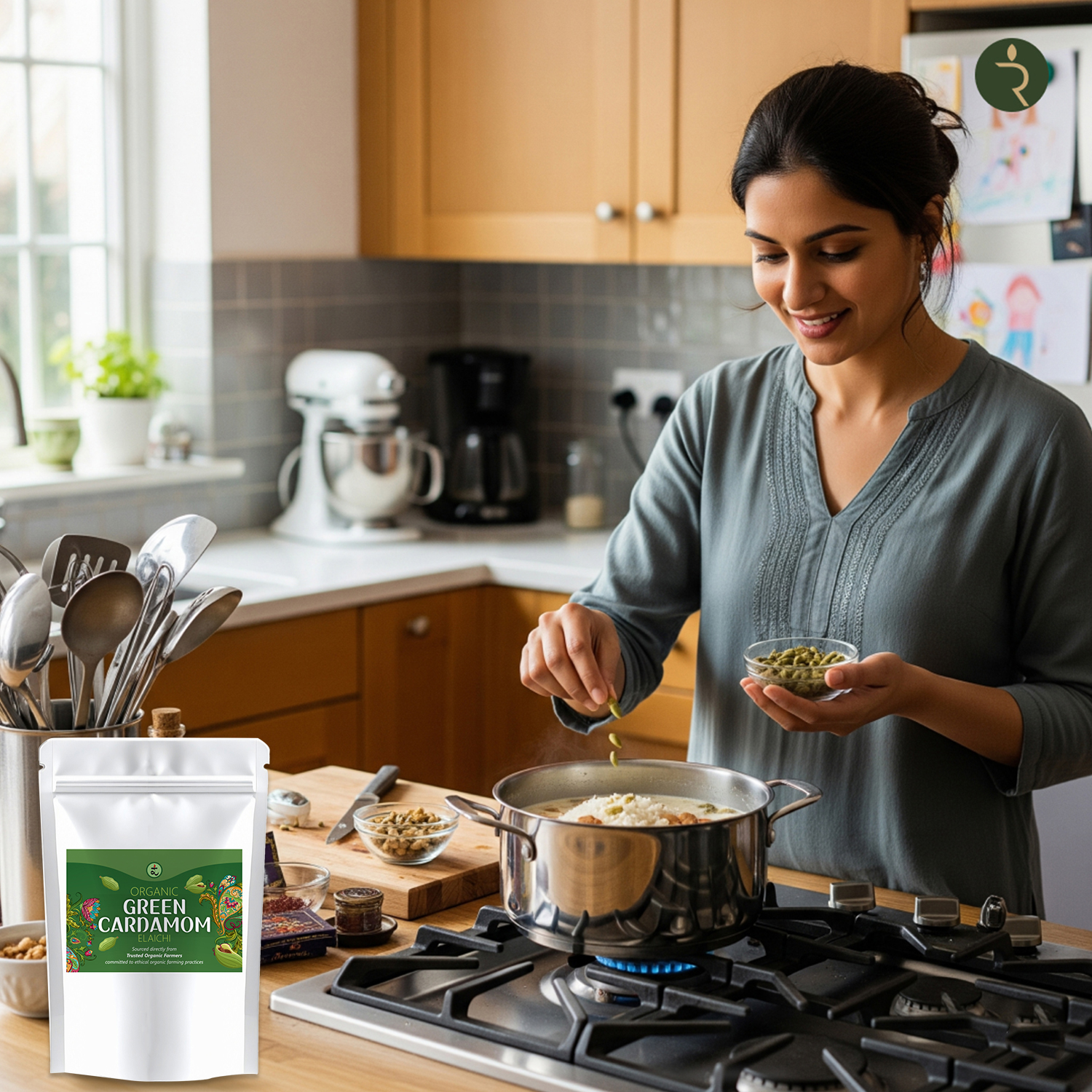 Organic Cardamom Green 250g by Rootz Organics