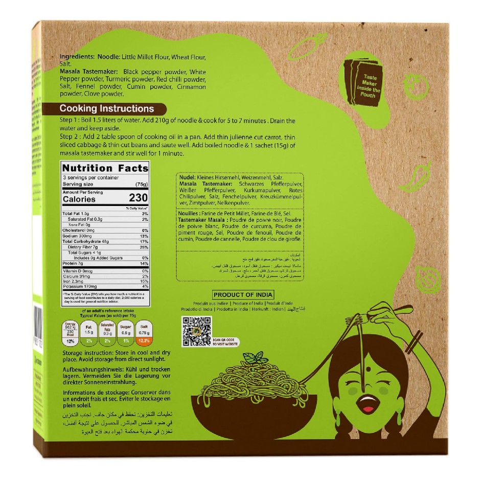 Little Millet Noodle - Samai - 210g