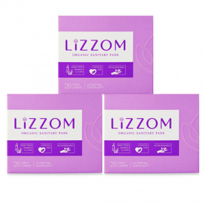 Image of LIZZOM Organic 20 Daily liners per pack