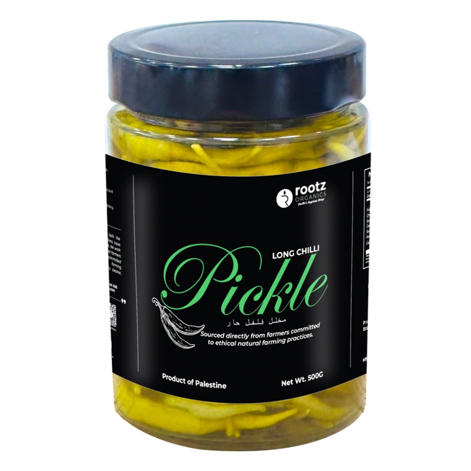 Traditional Long Green Chilli Pickles – 500g | Naturally Fermented