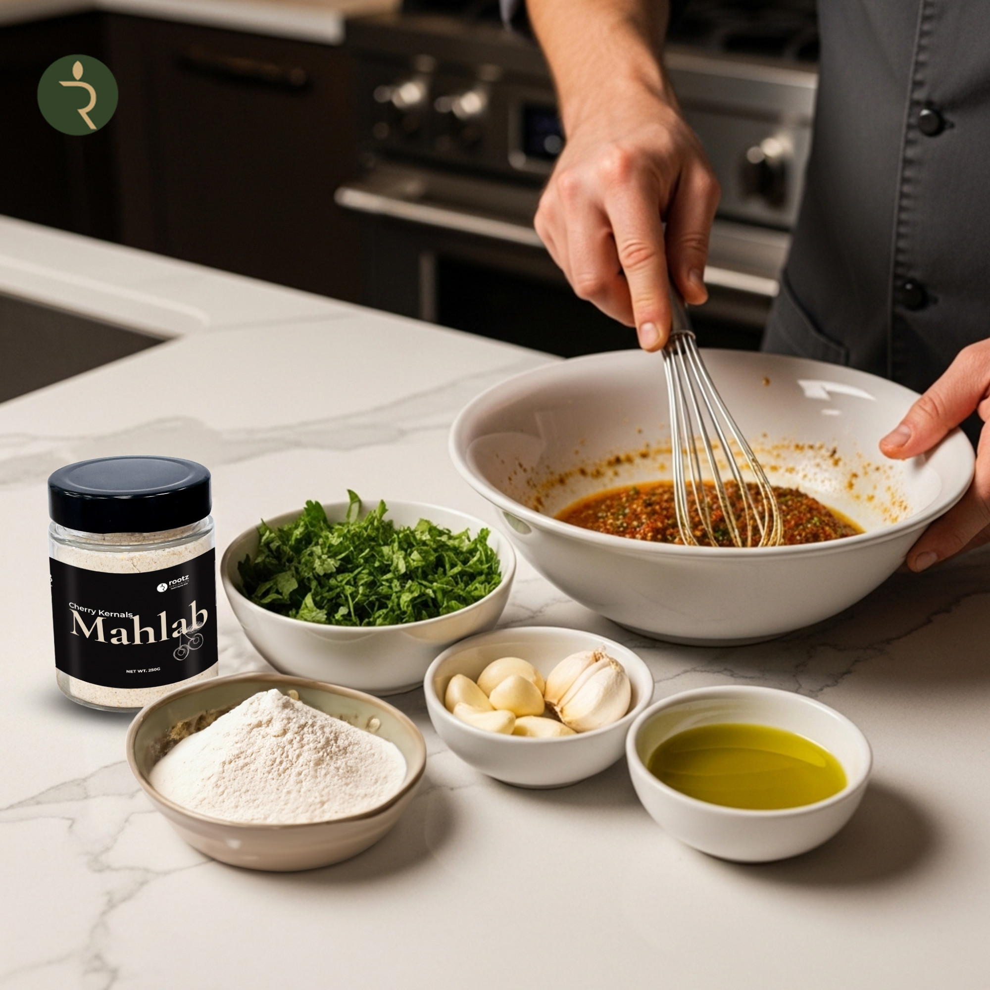 Premium Mahlab – Cherry Seed Kernels Powder 100g (محلب) for Baking, Desserts & Middle Eastern Recipes