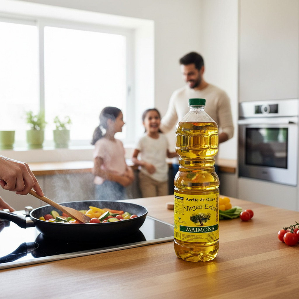 Maimona Extra Virgin Olive Oil 1L – Award-Winning Spanish EVOO in PET Bottle