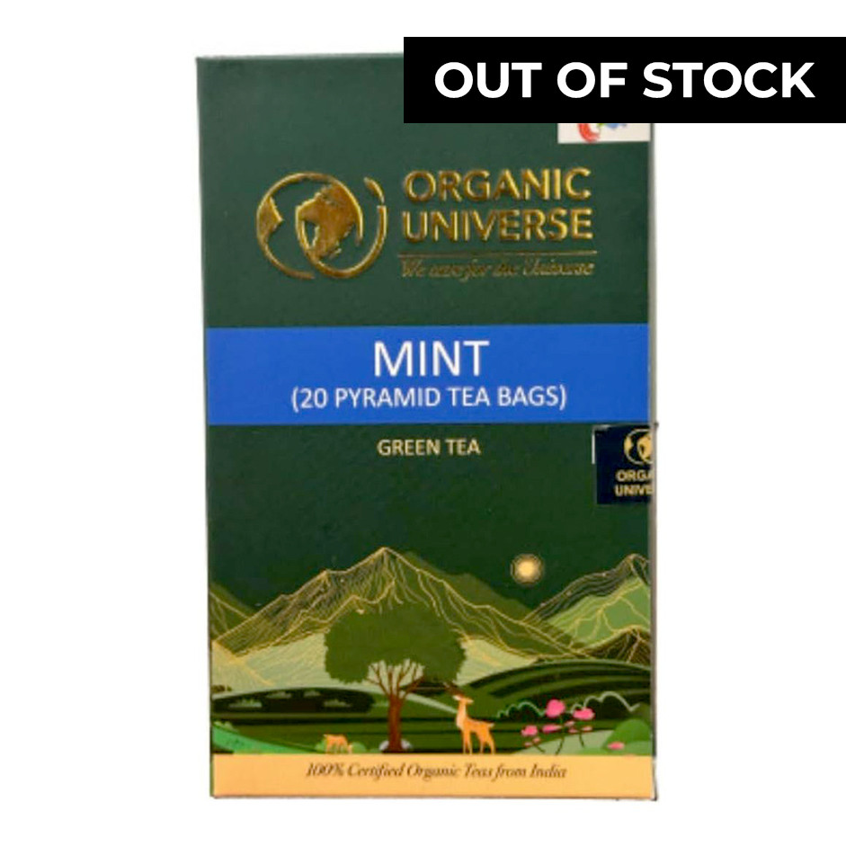 Mint Green Tea (20 pyramid tea bags) Pack of 2