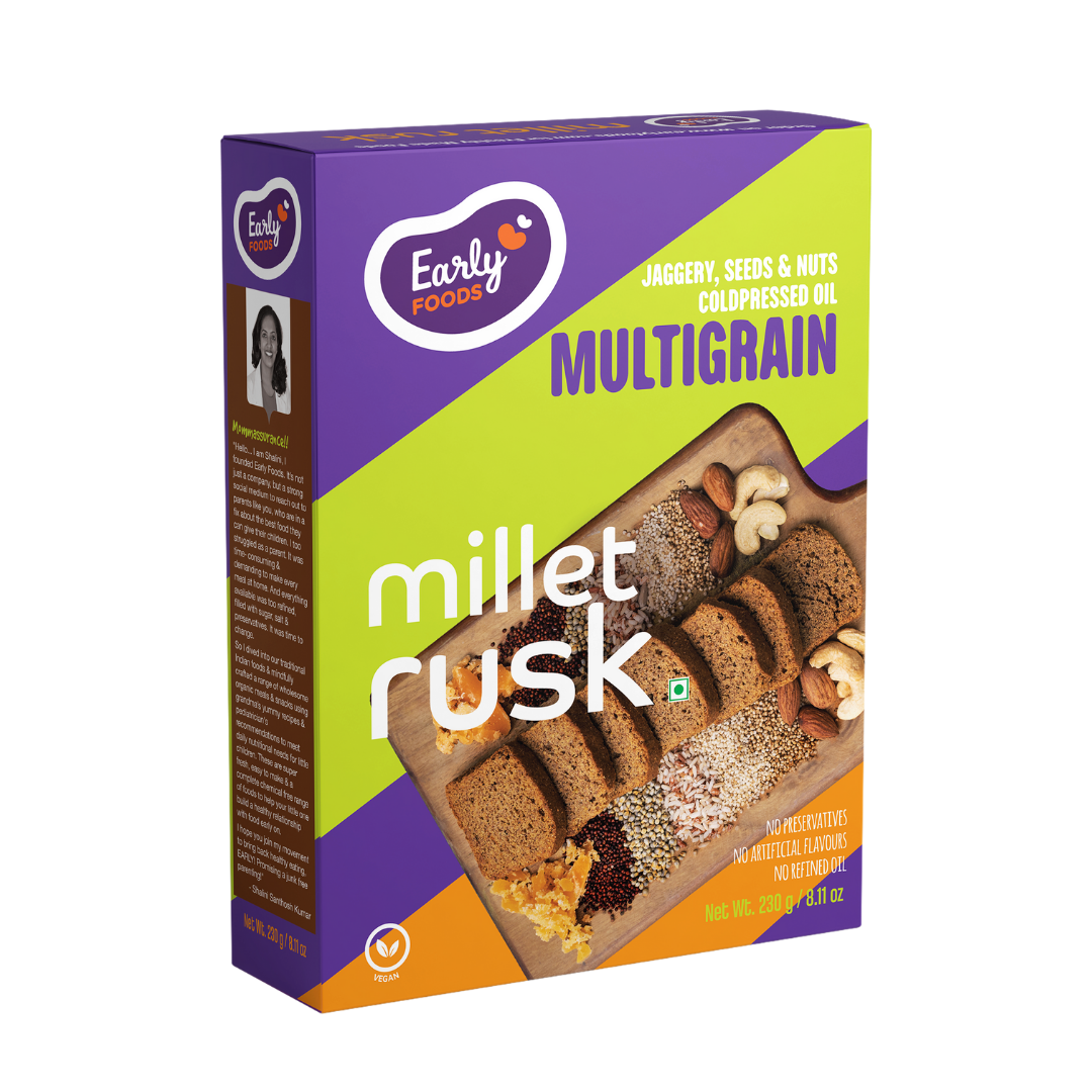Early Foods-Multigrain Millet Rusk 270g