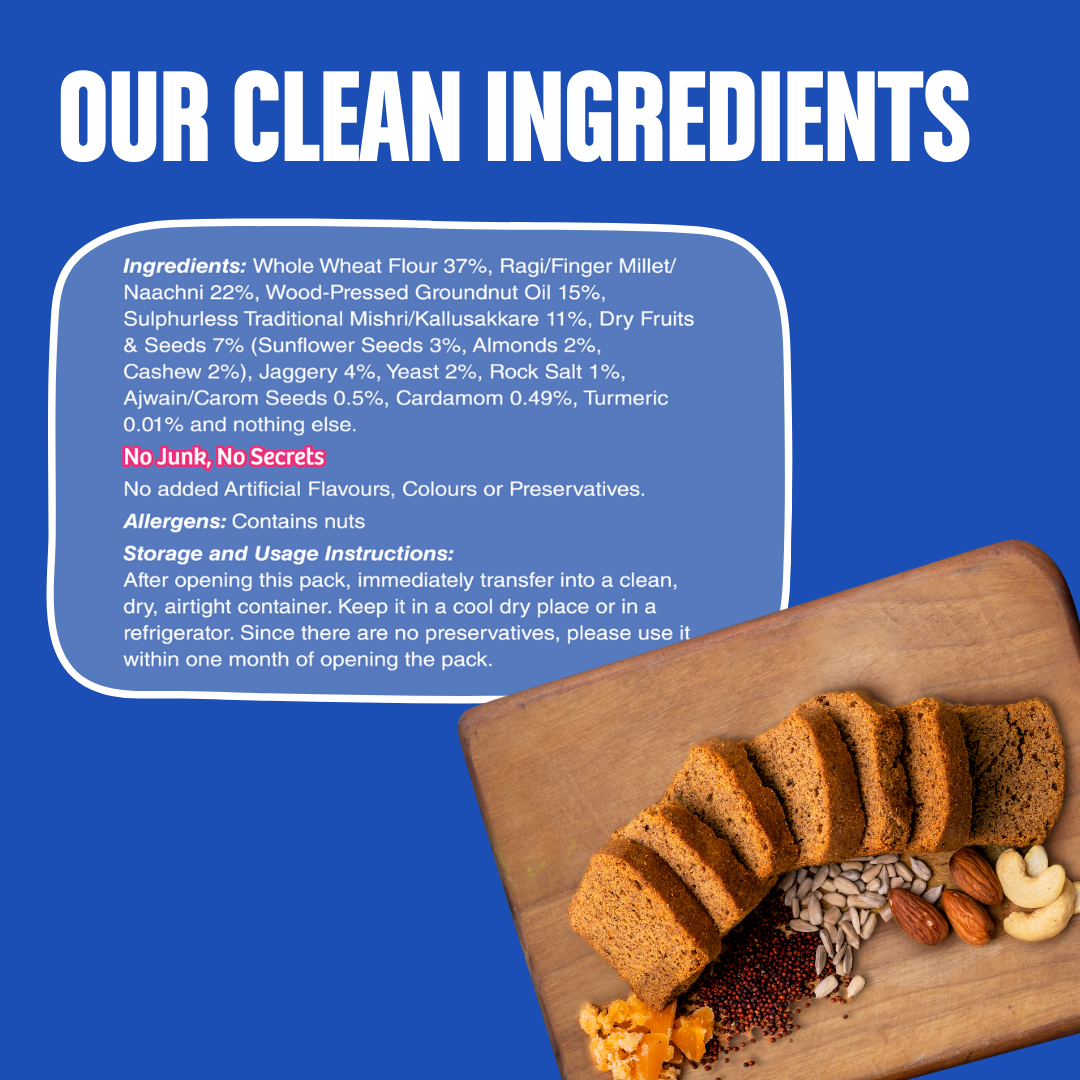 Early Foods-Multigrain Millet Rusk 260g