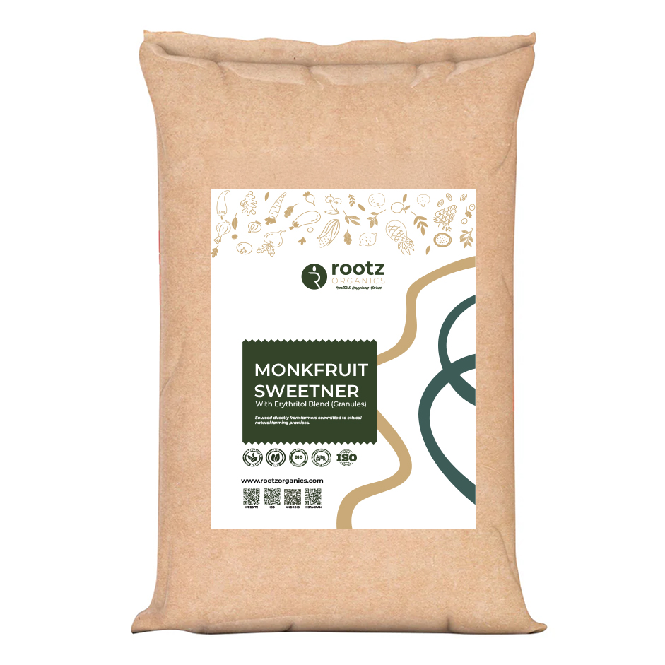 Monkfruit Sweetener With Erythritol Blend (Granules), 25kg