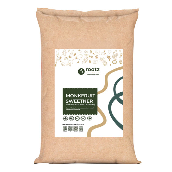 Image of Monkfruit Sweetener With Erythritol Blend (Granules), 25kg