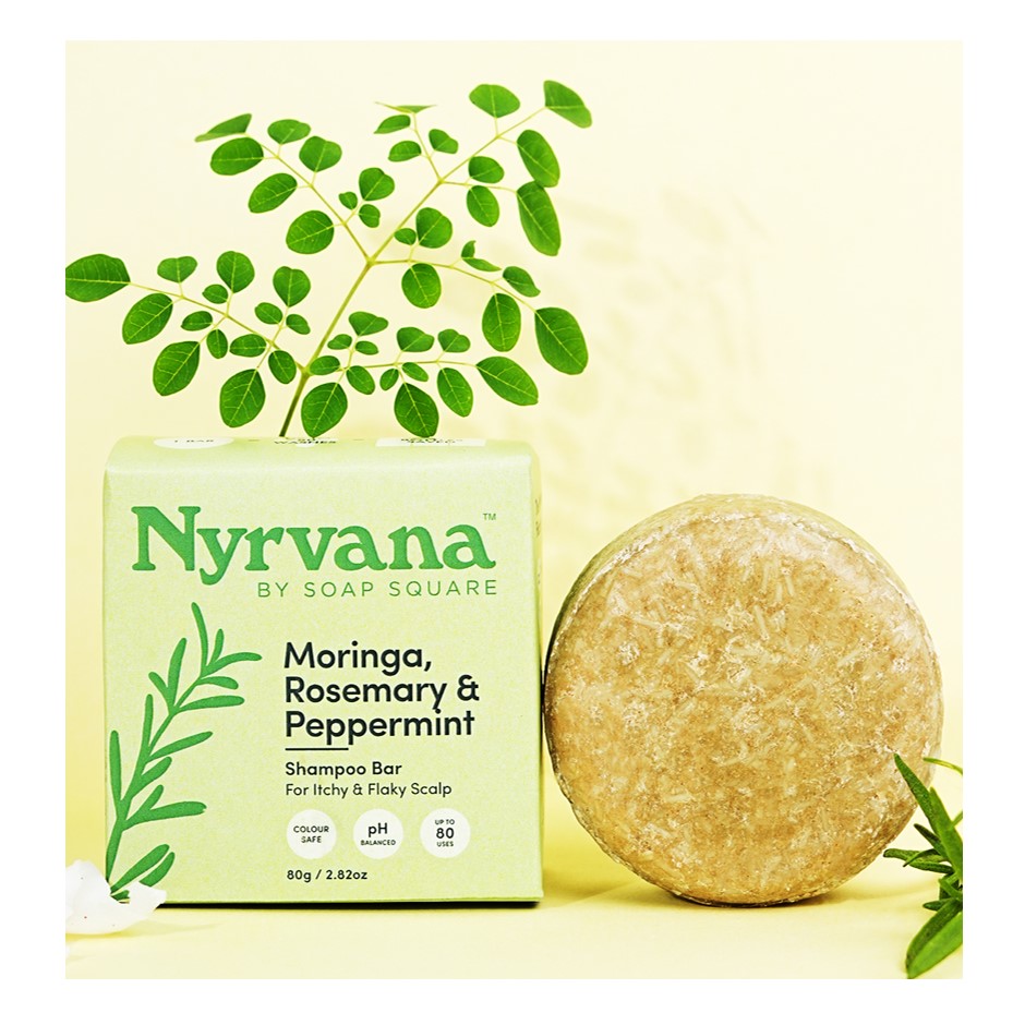 Moringa, Rosemary & Peppermint Shampoo Bar