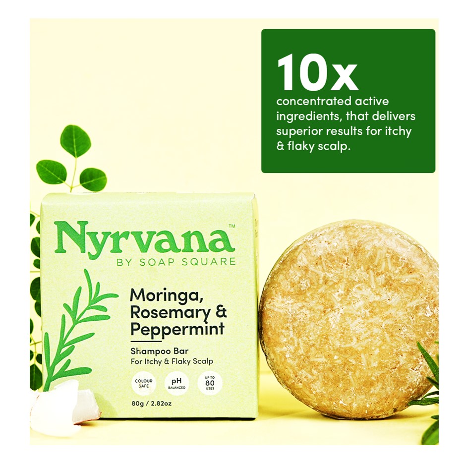 Moringa, Rosemary & Peppermint Shampoo Bar