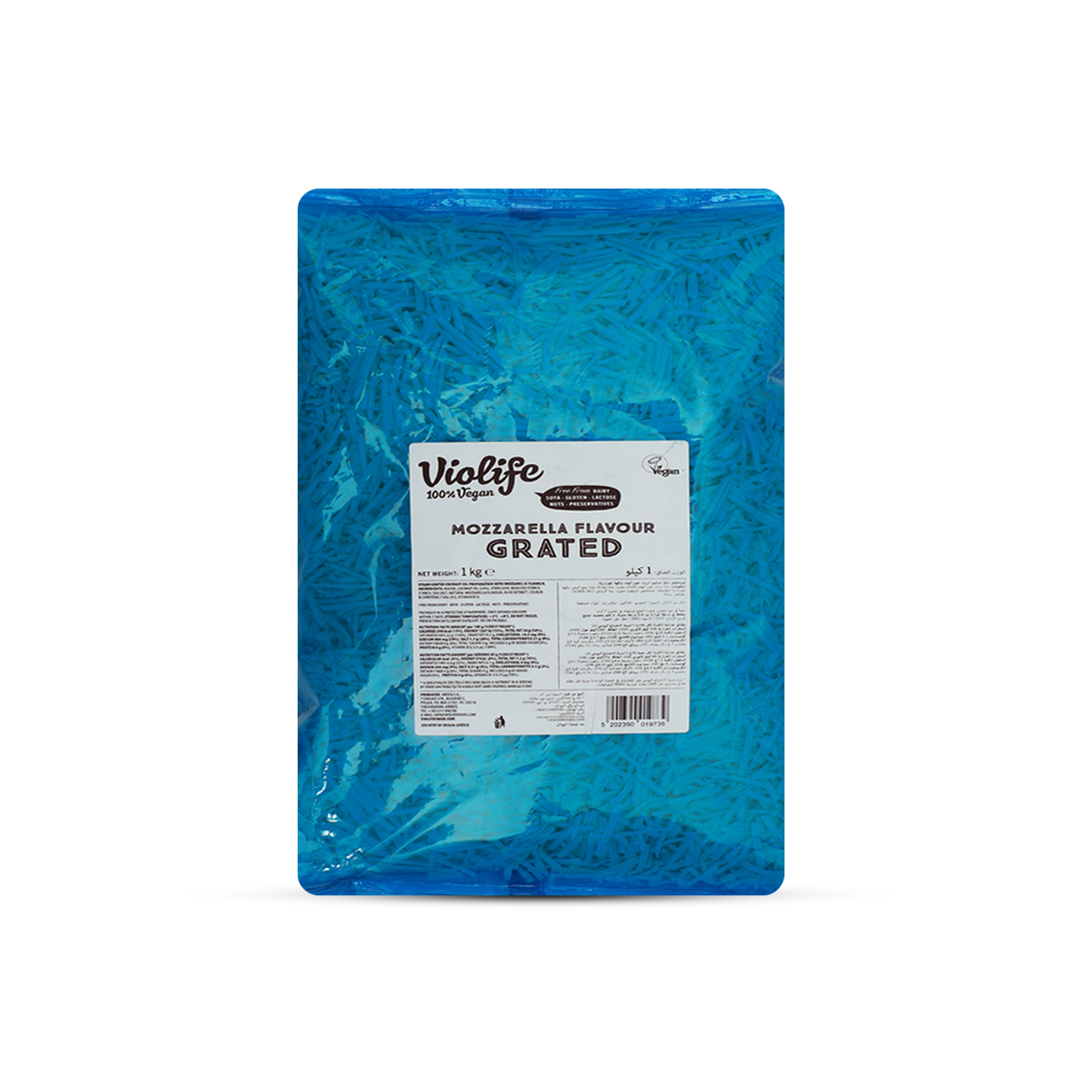 VIOLIFE MOZZARELLA GRATED 1KG