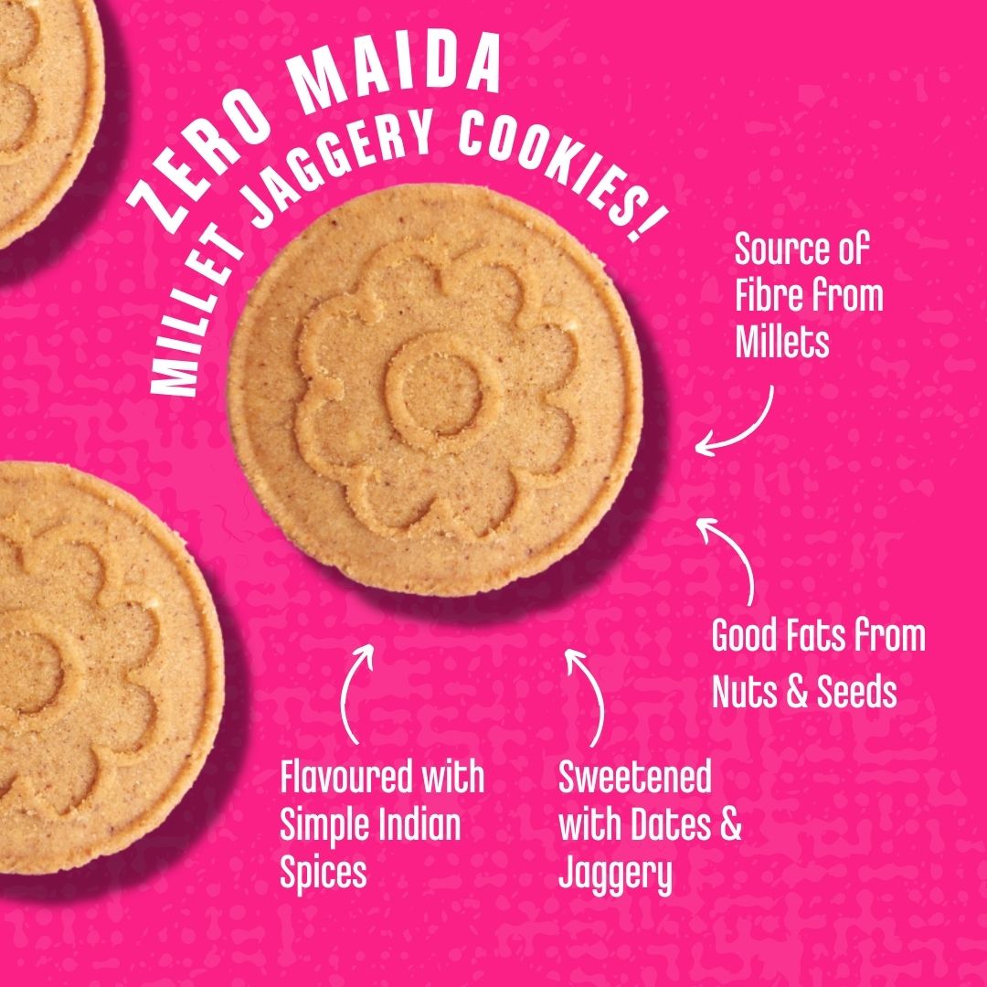 Early Foods-Multi-grain Millet Jaggery Cookies 130g