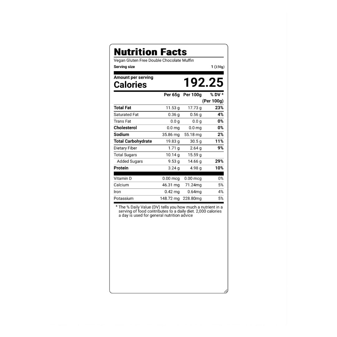 Muffin Chocolate - 150g