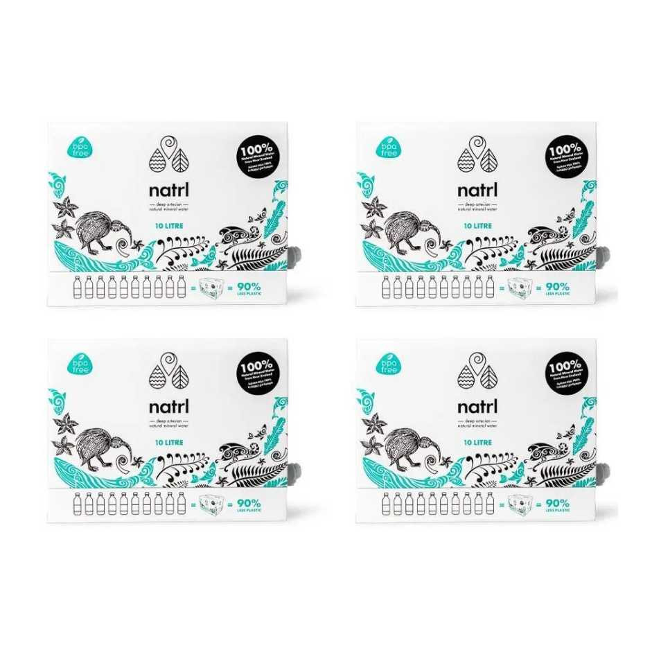 Natrl Deep Artesian Natural Mineral Water 4x10L