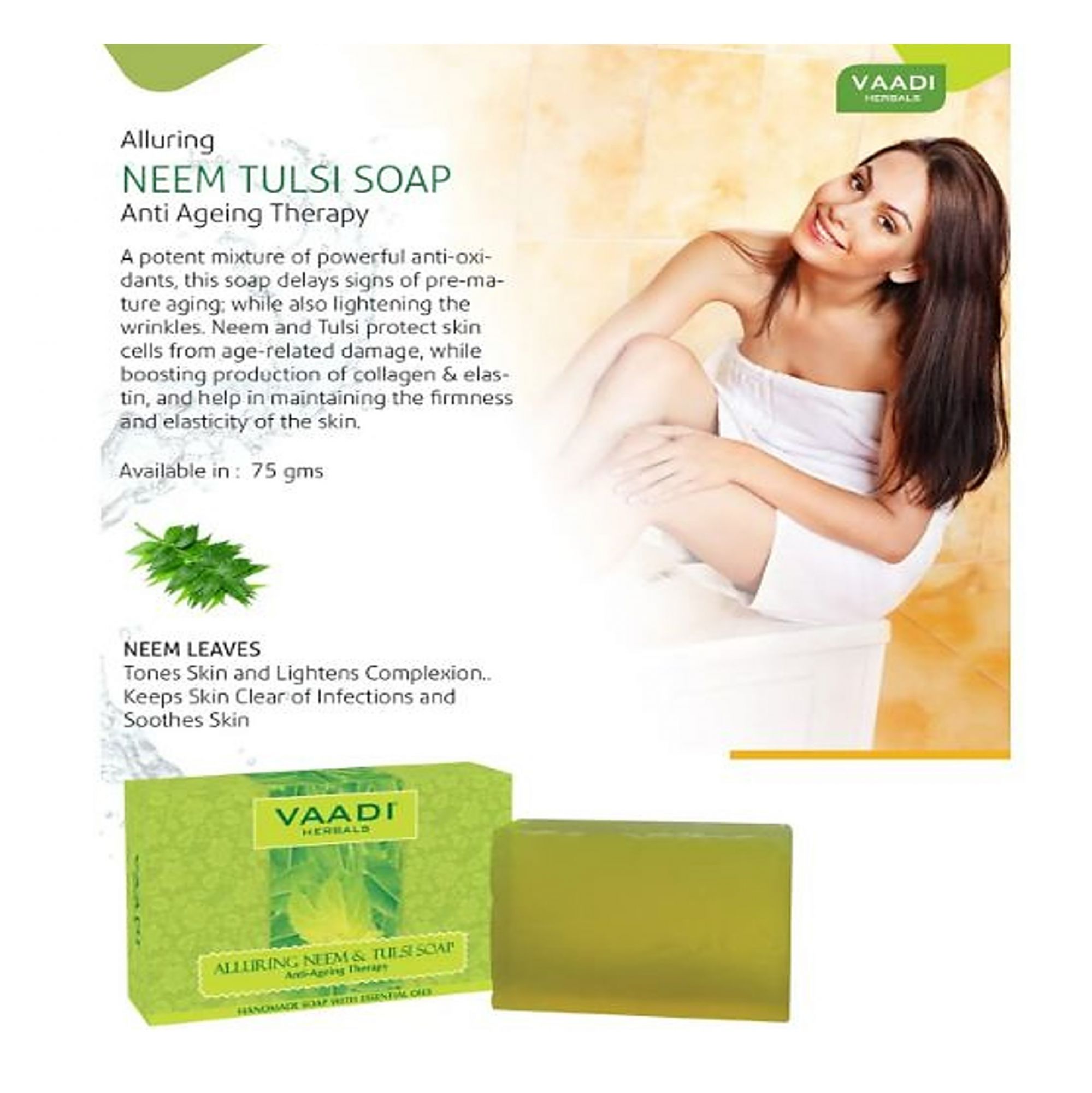 Neem Tulsi Soap 75gm