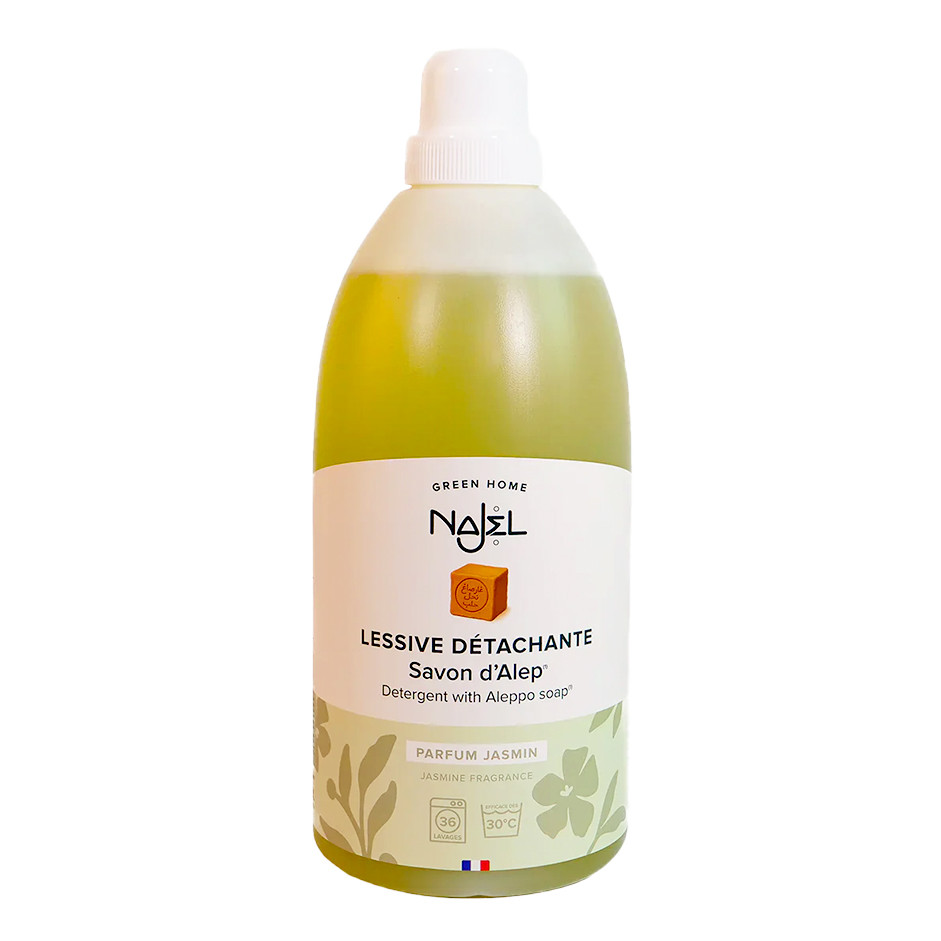 Natural Jasmine Laundry Detergent — 2L | Aleppo Soap | Naturally Fragranced | Ecocert | Made in France