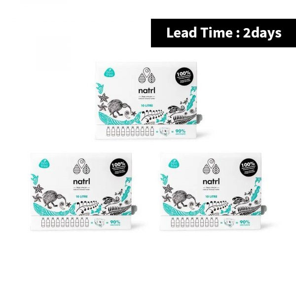 Natrl Deep Artesian Natural Mineral Water 3x10L