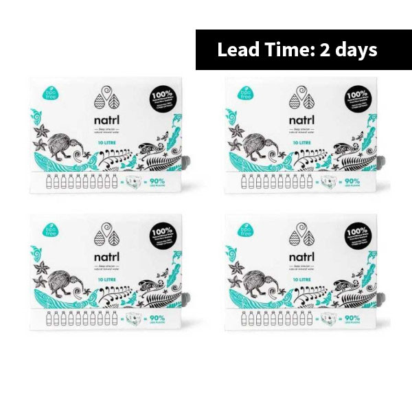 Natrl Deep Artesian Natural Mineral Water 4x10L