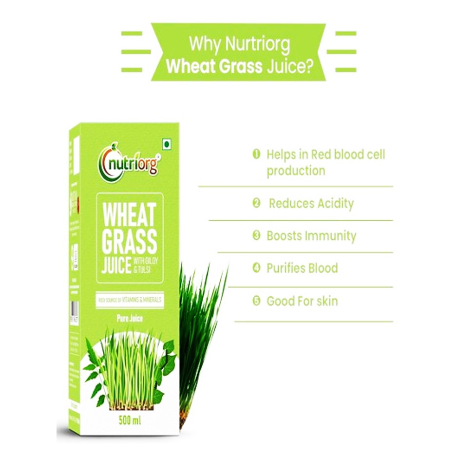 Nutriorg Wheatgrass Juice 500ml