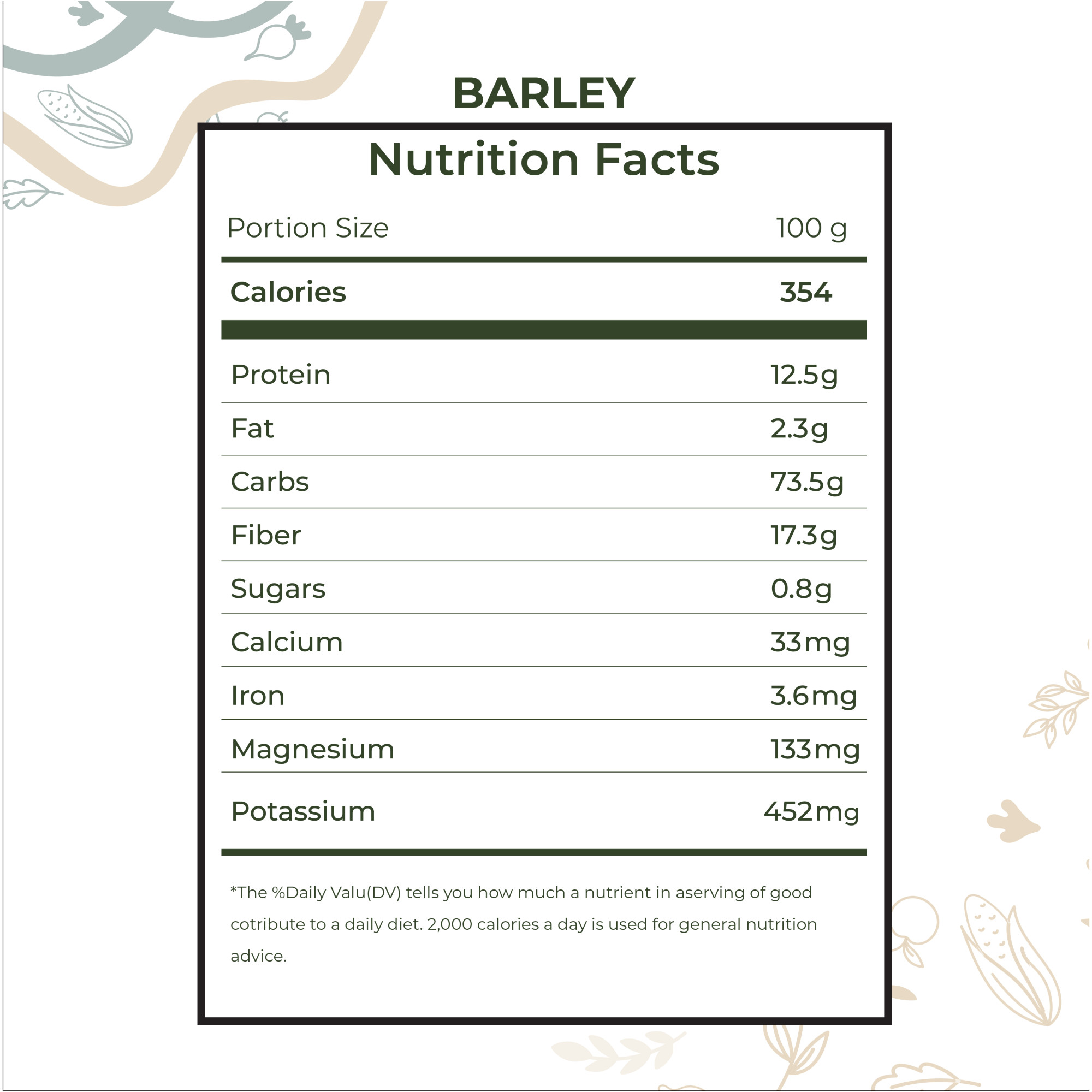 Organic Barley 500g