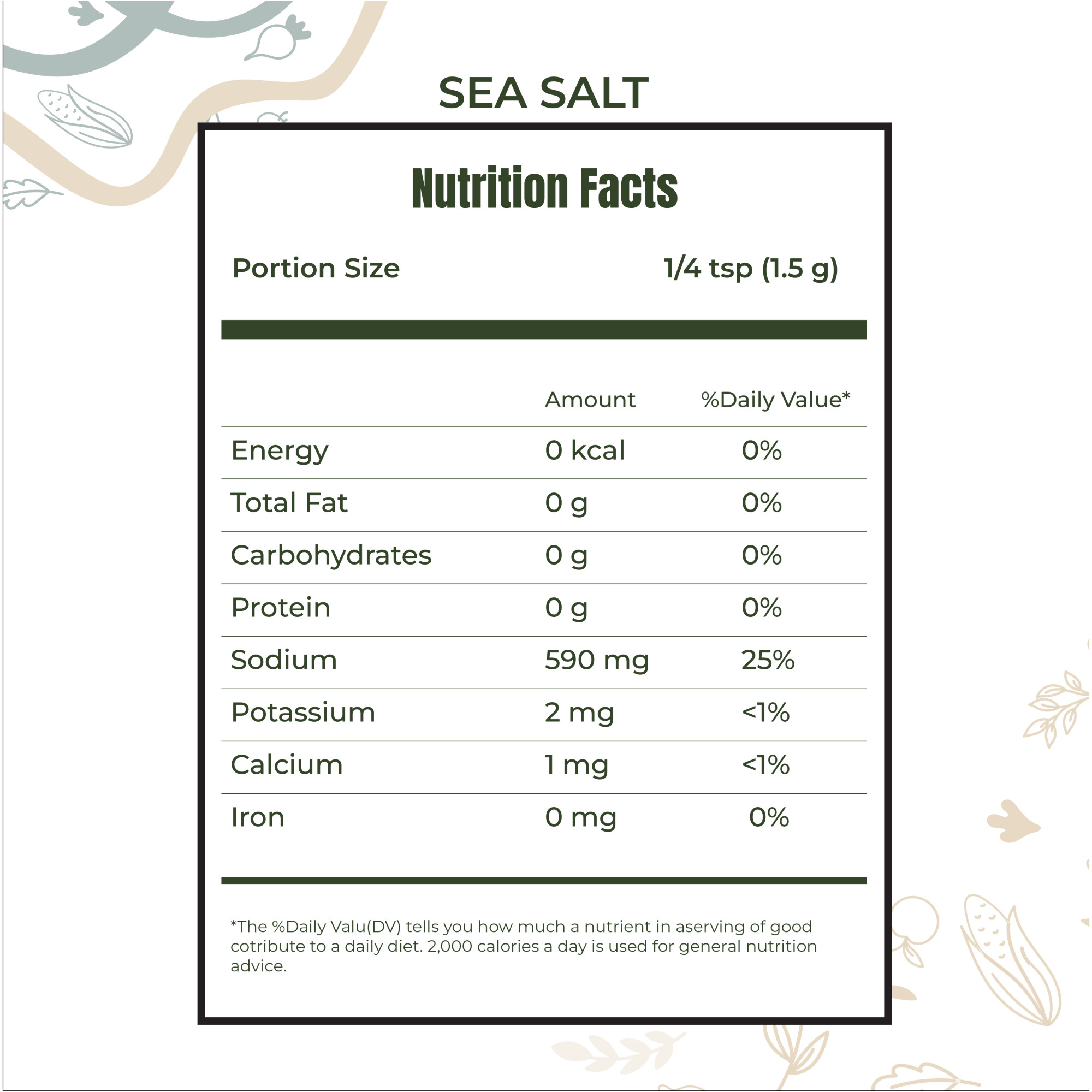Rock Sea Salt 500g