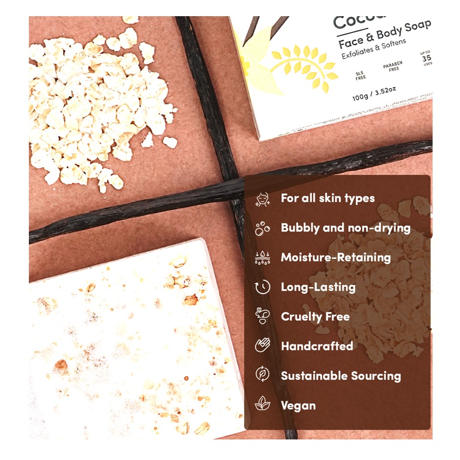 Oats & Vanilla with Cocoa Butter Soap