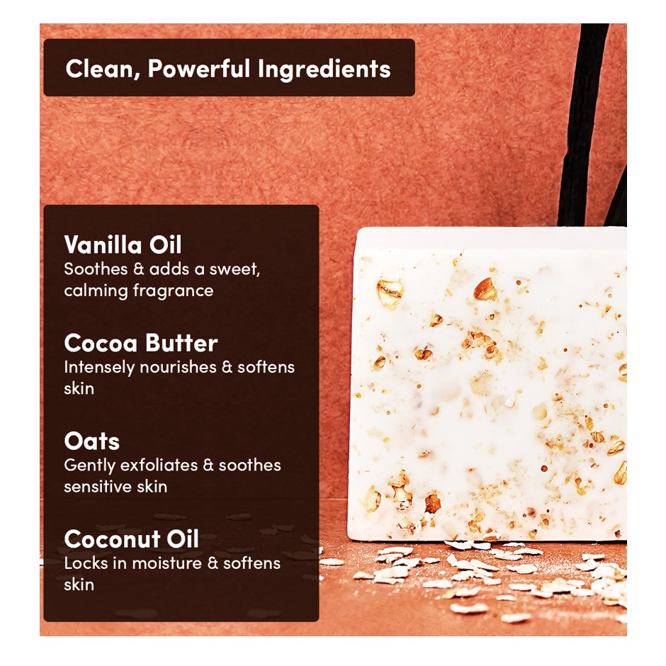 Oats & Vanilla with Cocoa Butter Soap