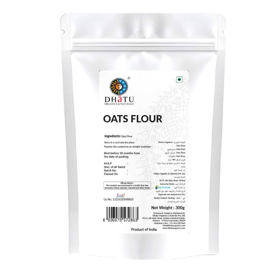 Organic oats flour-300g
