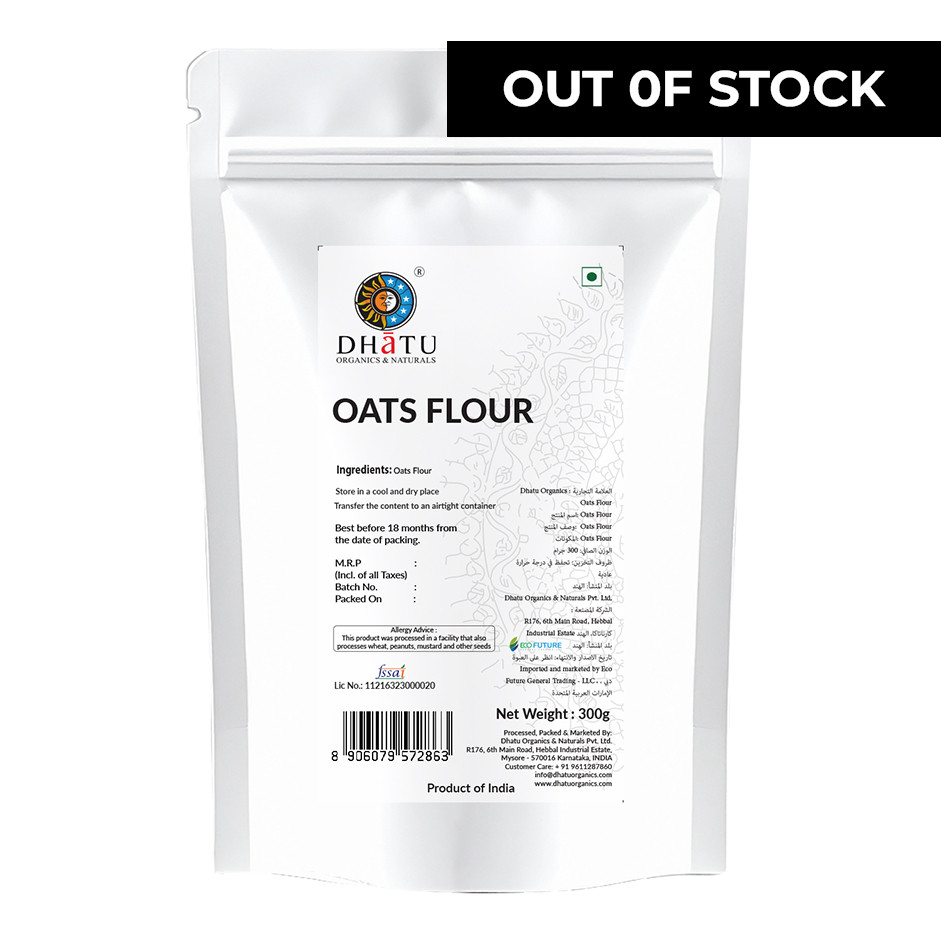 Organic oats flour-300g