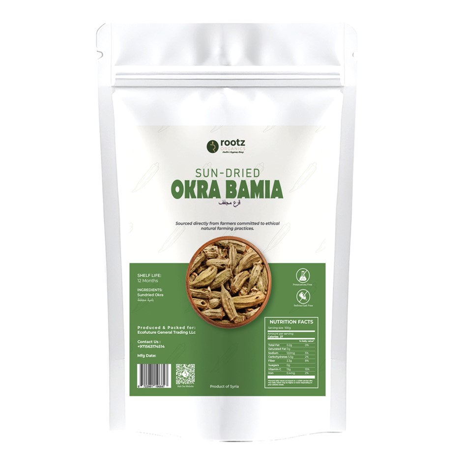 Sundried Okra – Premium Bamia 250g | بامية مجففة سورية