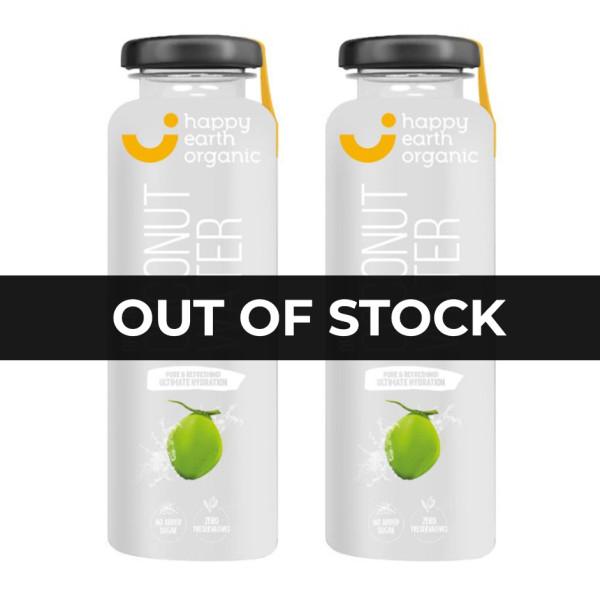 Image of Organic Coconut Water - Glass Bottle pack of 2