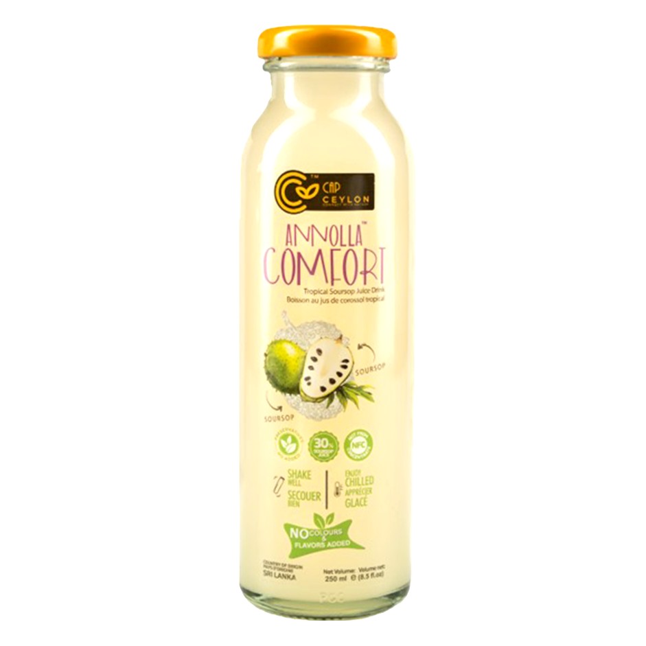 Assorted Combo Pack of 5 - Organic Soursop Drink- 250ml, Organic Tender Coconut Water - 250ml, Organic King Coconut Water - 250ml, Organic Passion fruit Drink - 250ml, Organic Jackfruit Drink - 250ml