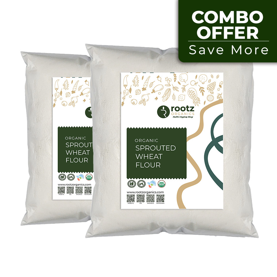 Organic Sprouted Wheat Flour 5kg ( bundle of 2)