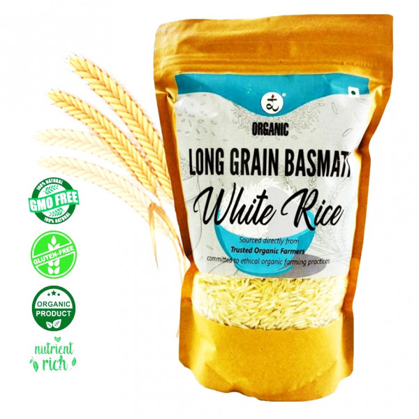 Image of Organic White Basmati Rice (Long Grain) 1kg