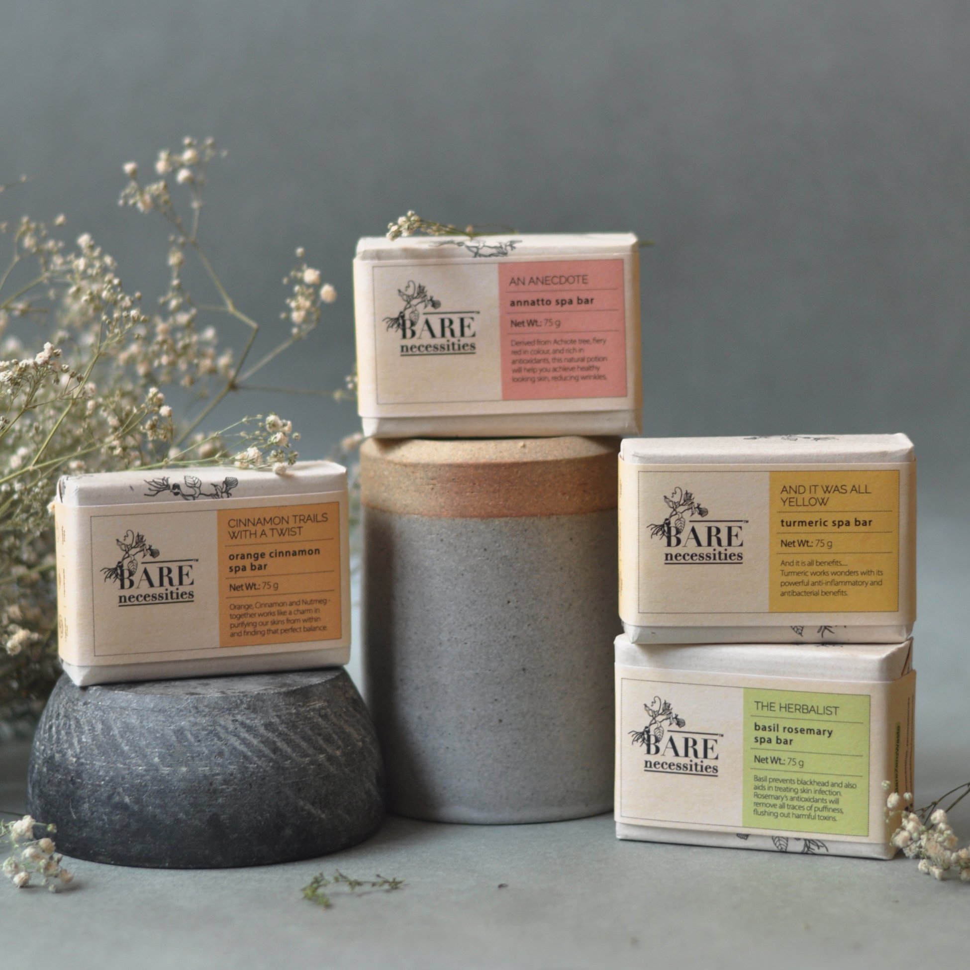 Pack of 4 Small Spa Bars