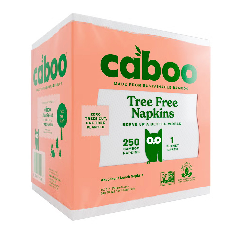 Caboo Paper Napkins – 250 Sheets | Rootz Organics
