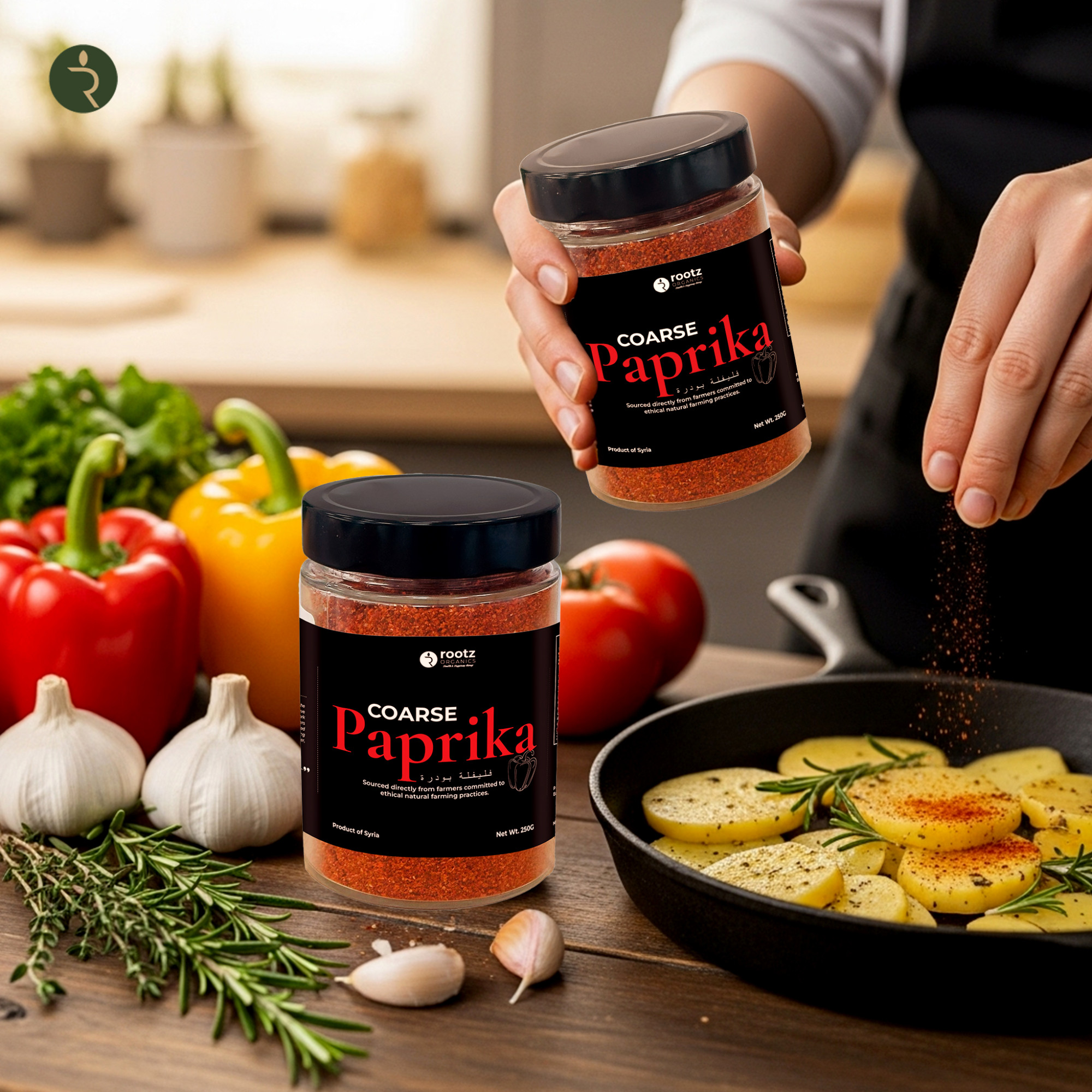 Premium Coarse Paprika 250g (فلفل بابريكا مجروش) – Sundried Red Capsicum Spice UAE