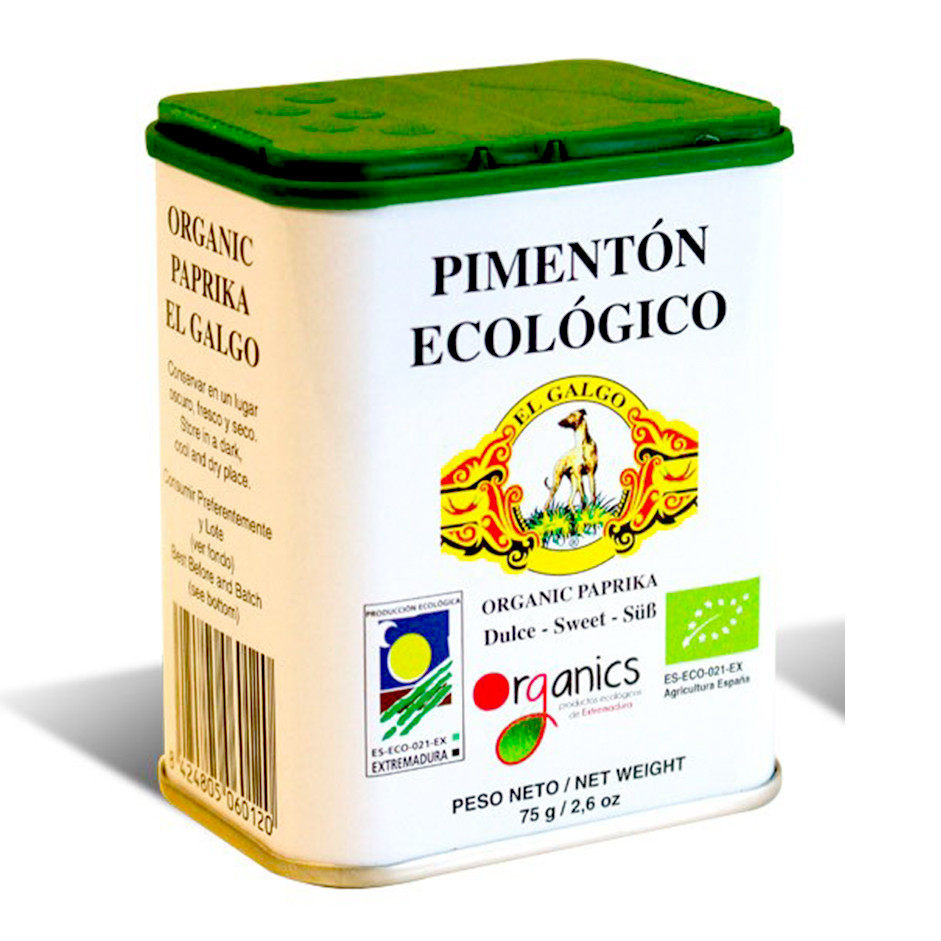 El Galgo Organic Sweet Paprika 75g – Authentic Spanish Smoked Paprika Powder