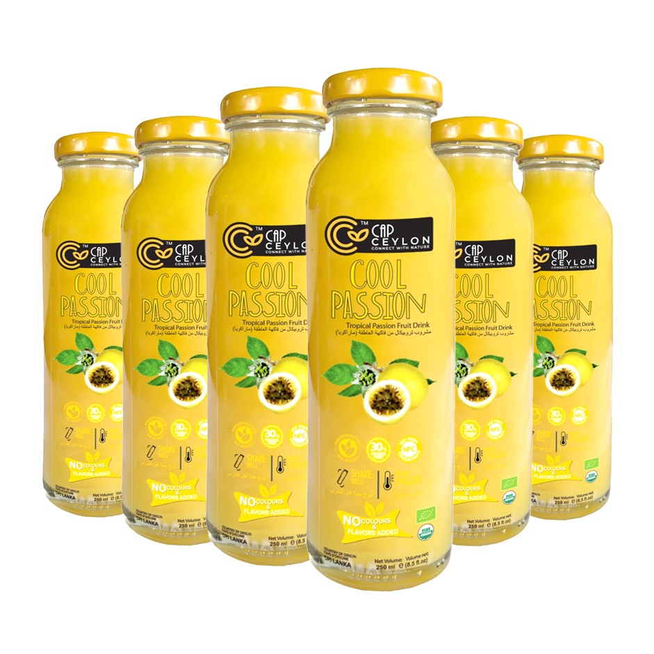 Organic Passion fruit Drink Pack Of 6