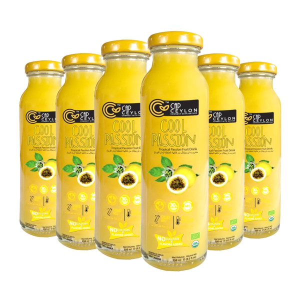 Image of Organic Passion fruit Drink Pack Of 6