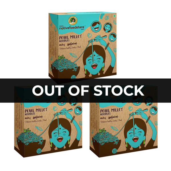 Image of Pearl Millet Noodles/BAJRA  - Pack of 3