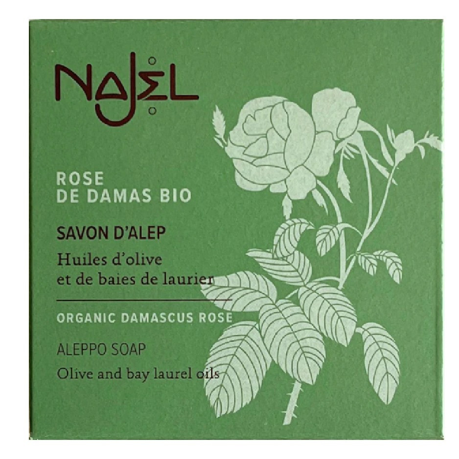Natural Aleppo Soap Organic Damascus Rose 100 g