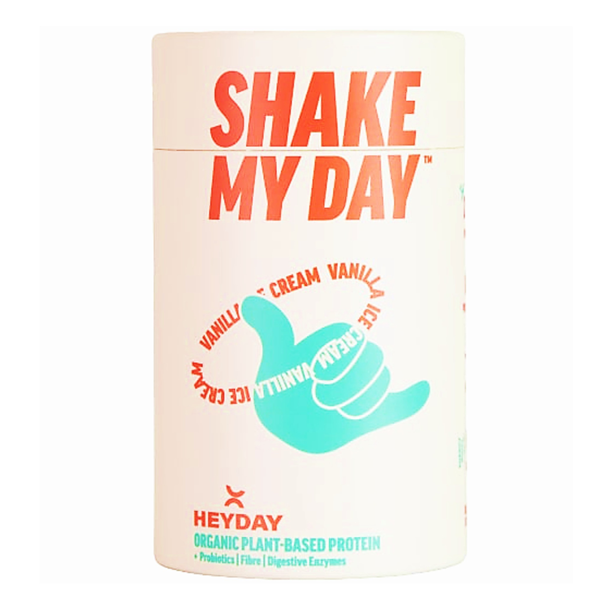 Heyday Shake My Day Natural Plant Based Organic Protein Powder (480g) | Vanilla Flavour