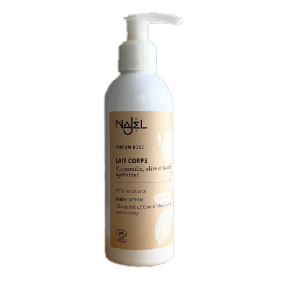 Organic Body Lotion Rose Fragrance 200 ml
