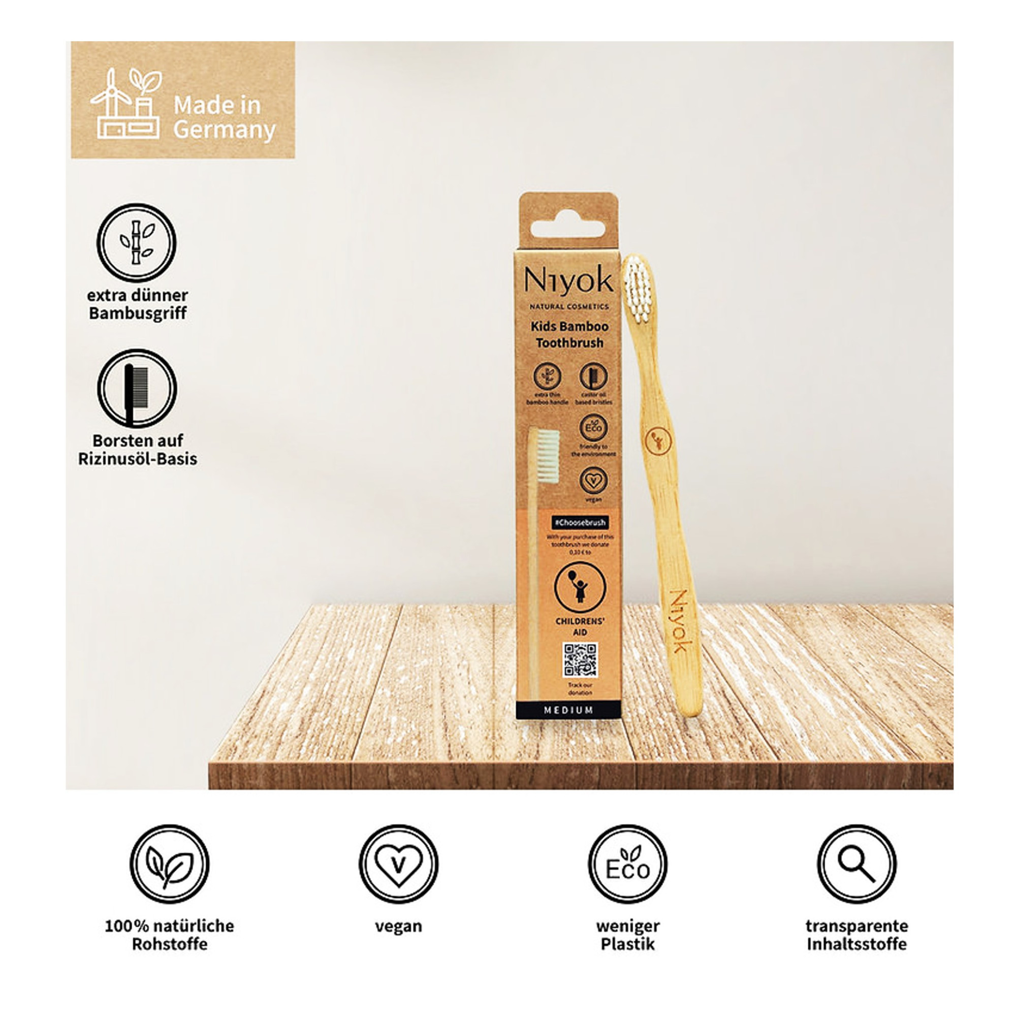 Bamboo Toothbrush - Children's AID 59gr